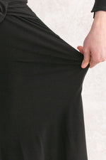 Collarless Wrap Dress