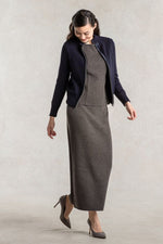 Washable Knit: Zip-Up Knit Blouson