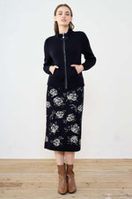 Washable Knit: Zip-Up Knit Blouson