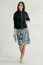 Washable Knit: Zip-Up Knit Blouson