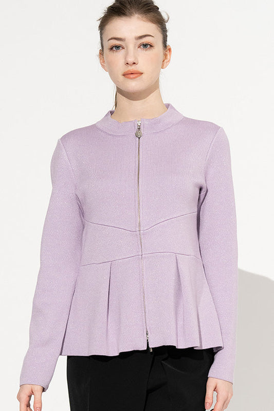 Kanazawa Peplum Knit Cardigan