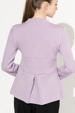 Kanazawa Peplum Knit Cardigan