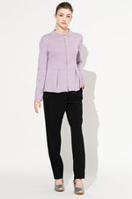 Kanazawa Peplum Knit Cardigan