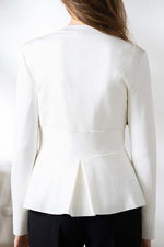 Kanazawa Peplum Knit Cardigan