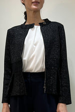 Kanazawa Peplum Knit Cardigan