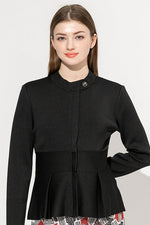 Kanazawa Peplum Knit Cardigan