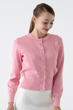 Bijou Button Kanazawa Waist Shape Cardigan