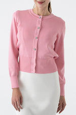 Bijou Button Kanazawa Waist Shape Cardigan