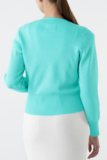 Clear Button Kanazawa Waist-Shaping Cardigan