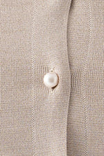 Lame Crew-Neck Cardigan