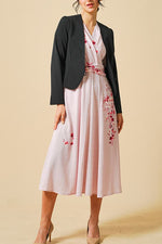 Smart Stretch Button Bolero Jacket