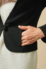 Smart Stretch Button Bolero Jacket