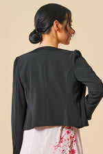 Smart Stretch Button Bolero Jacket