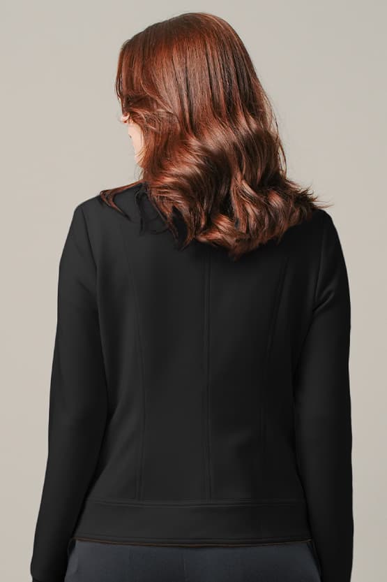 Space Material: Stand Collar Jacket