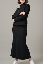 Space Material: Stand Collar Jacket