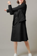 Space Material: Stand Collar Jacket