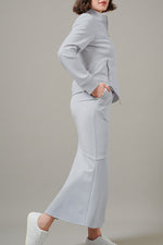 Space Material: Stand Collar Jacket