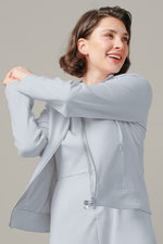 Space Material: Stand Collar Jacket