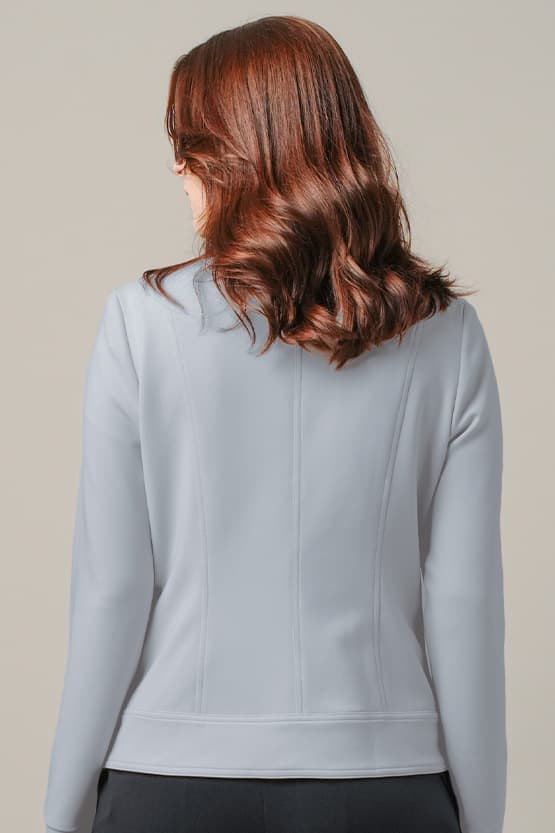 Space Material: Stand Collar Jacket