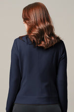 Space Material: Stand Collar Jacket