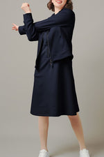 Space Material: Stand Collar Jacket