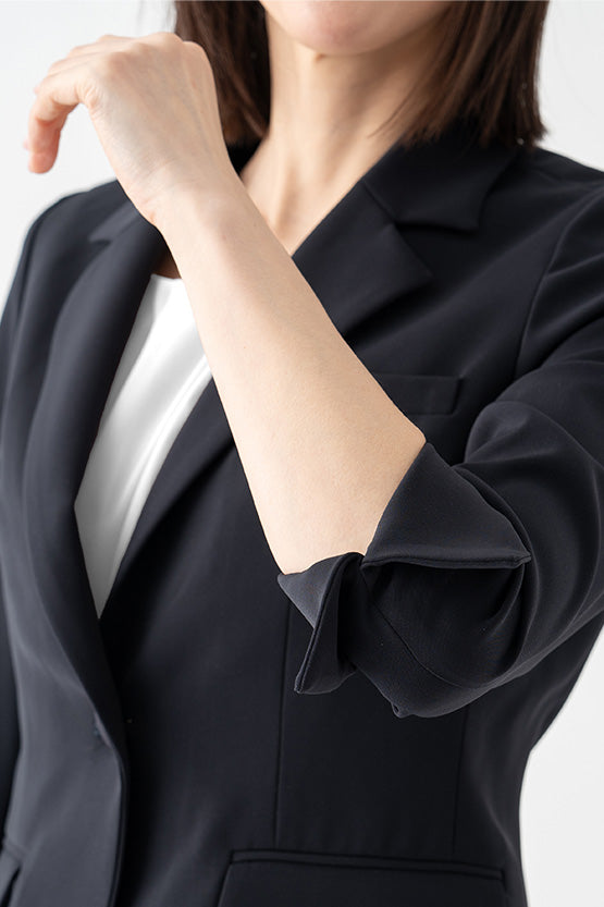 All-Season Material: Smart Stretch Tailored Jacket