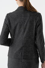 Stretch Jacquard: Ocean Jacquard Tailored Jacket