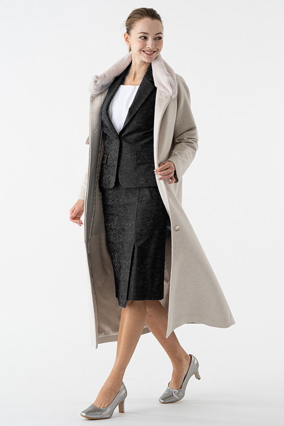 Stretch Jacquard: Ocean Jacquard Tailored Jacket