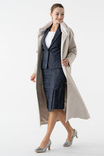 Stretch Jacquard: Ocean Jacquard Tailored Jacket