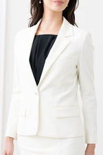 Stretch Jacquard: Ocean Jacquard Tailored Jacket