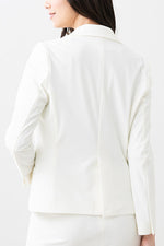 Stretch Jacquard: Ocean Jacquard Tailored Jacket