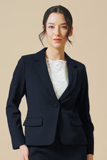Smart Stretch Cool: Smart Stretch Cool Dark Navy Tailored Jacket
