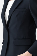 Smart Stretch Cool: Smart Stretch Cool Dark Navy Tailored Jacket