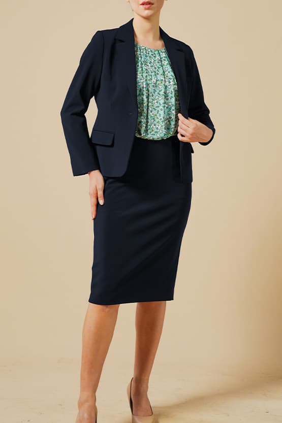 Smart Stretch Cool: Smart Stretch Cool Dark Navy Tailored Jacket