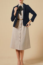 Smart Stretch Cool: Smart Stretch Cool Dark Navy Tailored Jacket