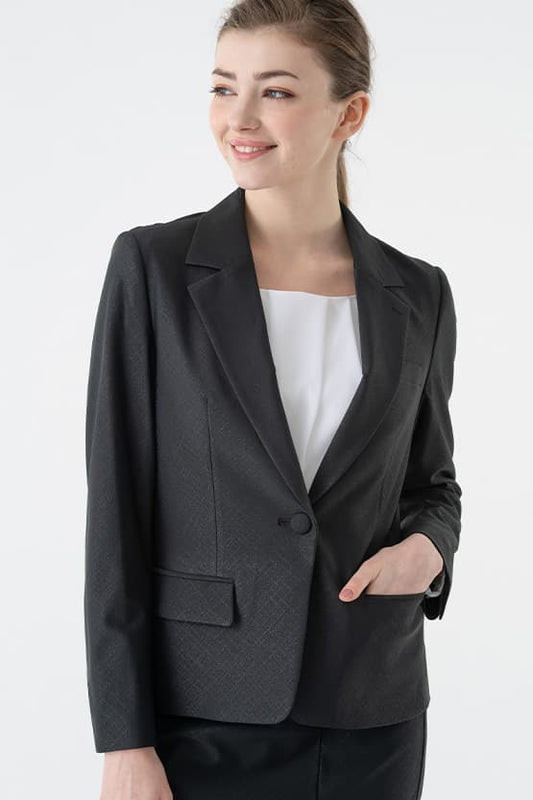 Stretch Jacquard: Stretch Jacquard Tailored Jacket