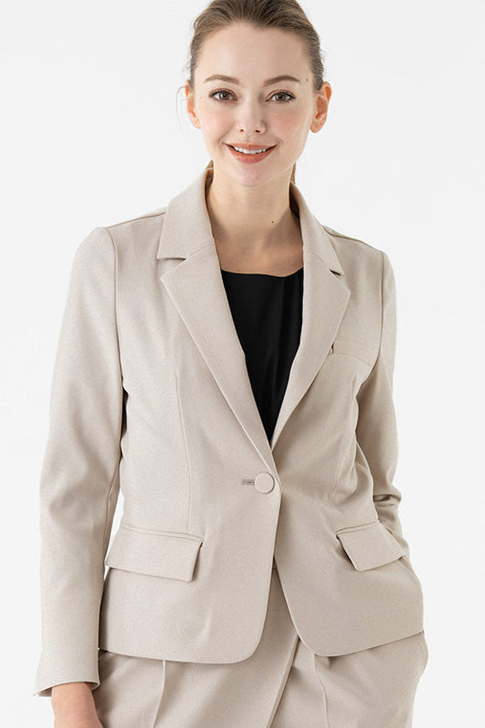 All-Season Material: Smart Stretch Tailored Jacket