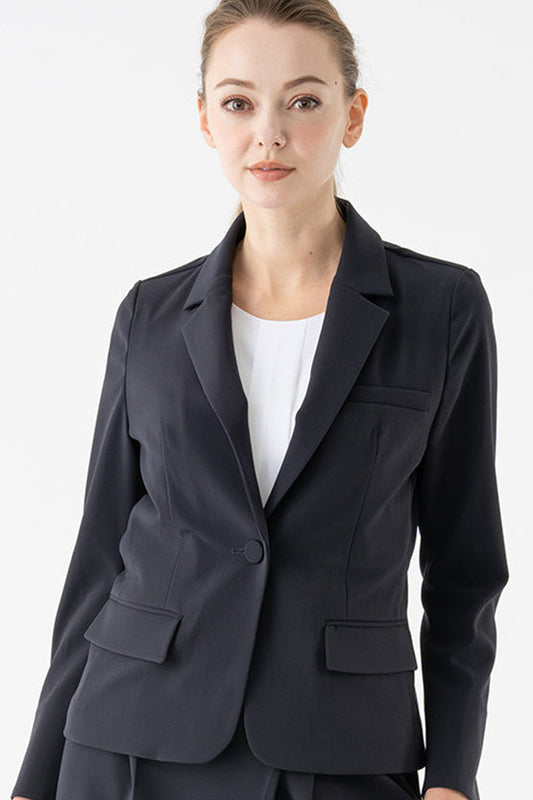 All-Season Material: Smart Stretch Tailored Jacket