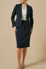 All-Season Material: Smart Stretch Tailored Jacket