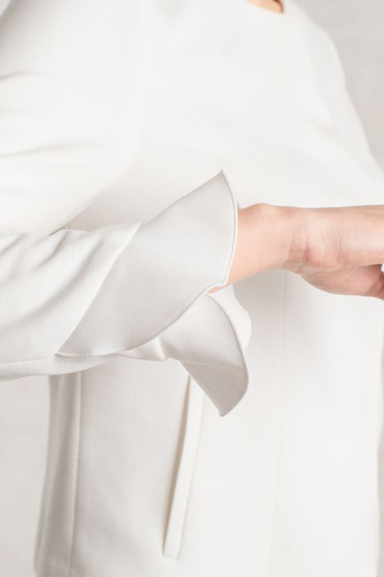 Ruffle Cuff Jacket