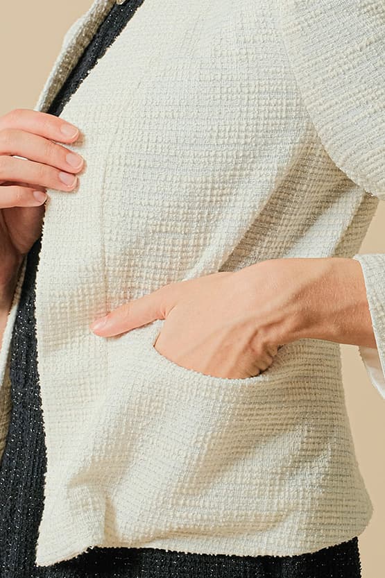 Lame Tweed: Bolero Length Jacket