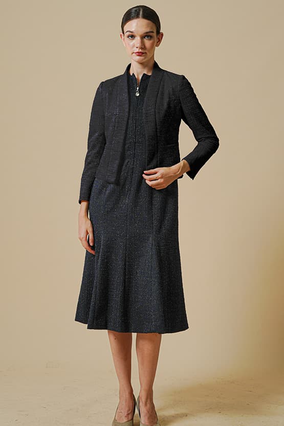 Lame Tweed: Bolero Length Jacket