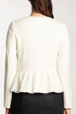 Lace Peplum Jacket