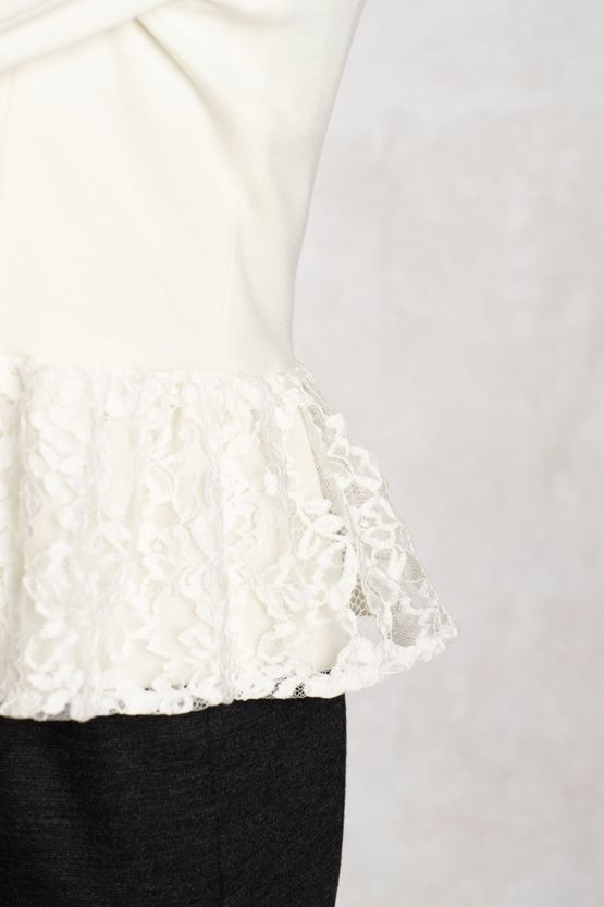 Lace Peplum Jacket
