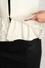 Lace Peplum Jacket
