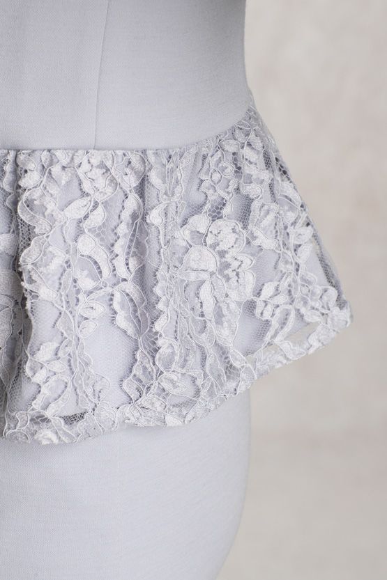 Lace Peplum Jacket