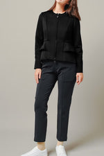 Space Material: Double Peplum Jacket