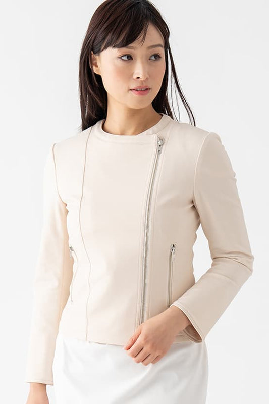 Collarless Stretch Riders Jacket