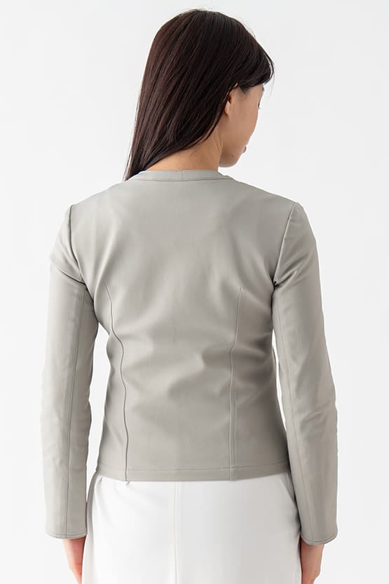 Collarless Stretch Riders Jacket