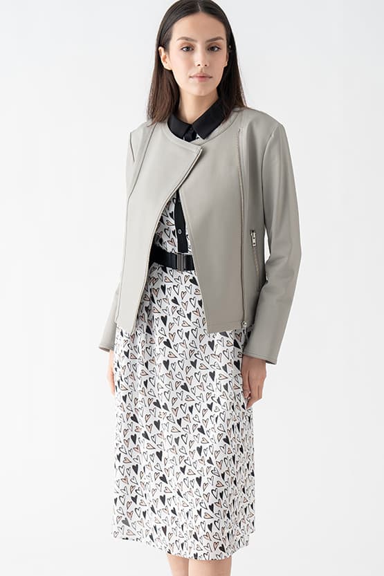 Collarless Stretch Riders Jacket